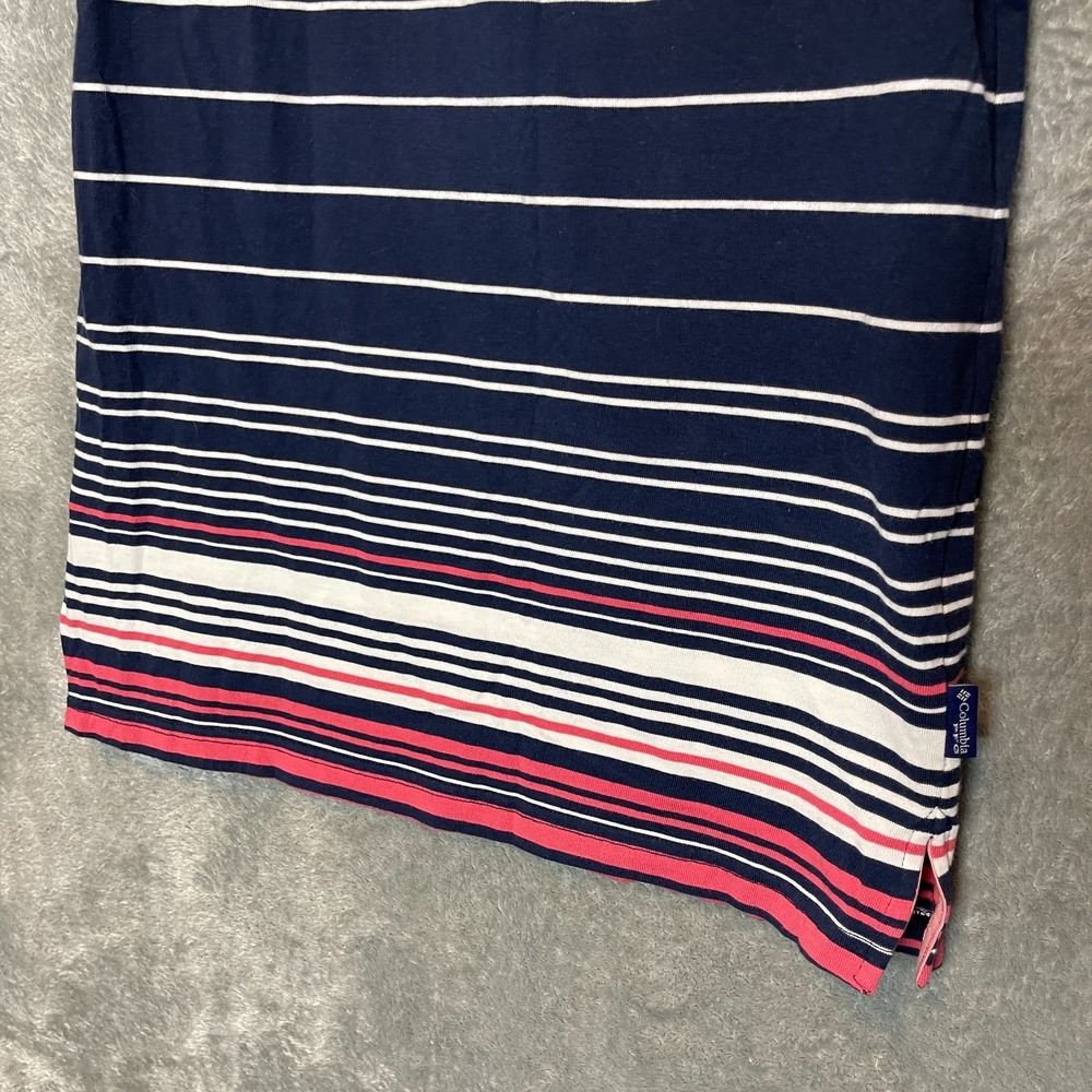 Columbia Women Harborside PFG Knit Dress XS Nautical Beachy Chic Active Striped